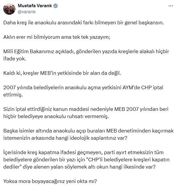 In the nursery debate, CHP's Başarır made a serious blunder: This is the tweet, you idiot