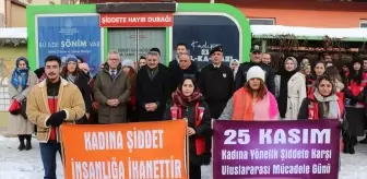 Yozgat'ta Kadına Şiddete Hayır Durağı Açıldı