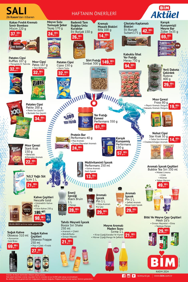 26 KASIM BİM AKTÜEL KATALOĞU! 26 Kasım BİM aktüel kataloğunda hangi ürünler var? BİM 26 Kasım 2024 Salı günü neler gelecek?