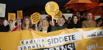 Amasya'da Kadına Yönelik Şiddetle Mücadele Yürüyüşü Düzenlendi