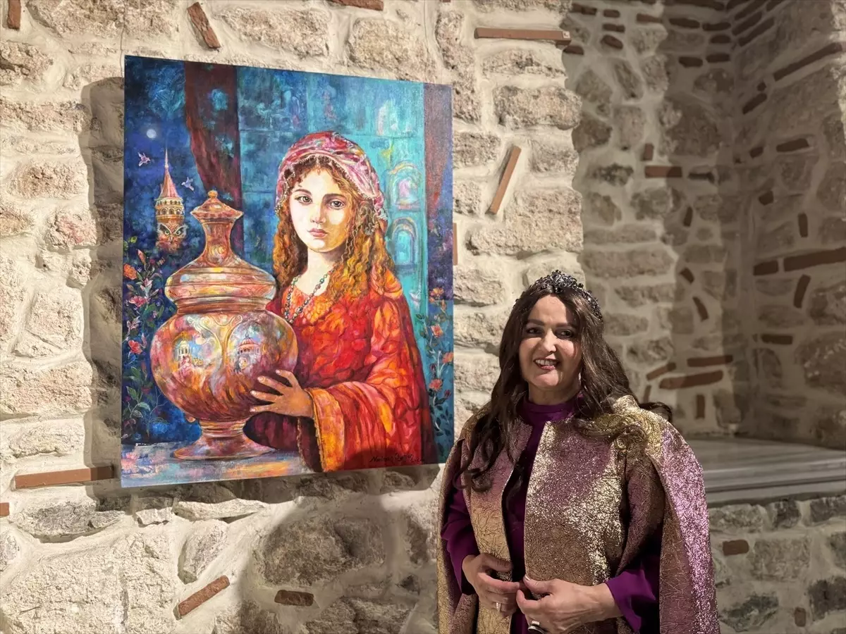 Neriman Oyman'ın 'Bir Yokmuş'la Bitmeyen Masallar' Sergisi Açıldı