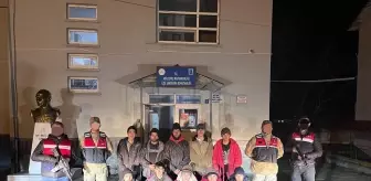 Bitlis'te Dronla Takip Edilen Araçta 10 Düzensiz Göçmen Yakalandı