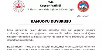 Kayseri'de Okullar Yarın Tatil Edildi