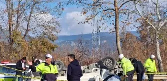 Bursa'da Takla Atan Kamyonette 2 Kişi Hayatını Kaybetti