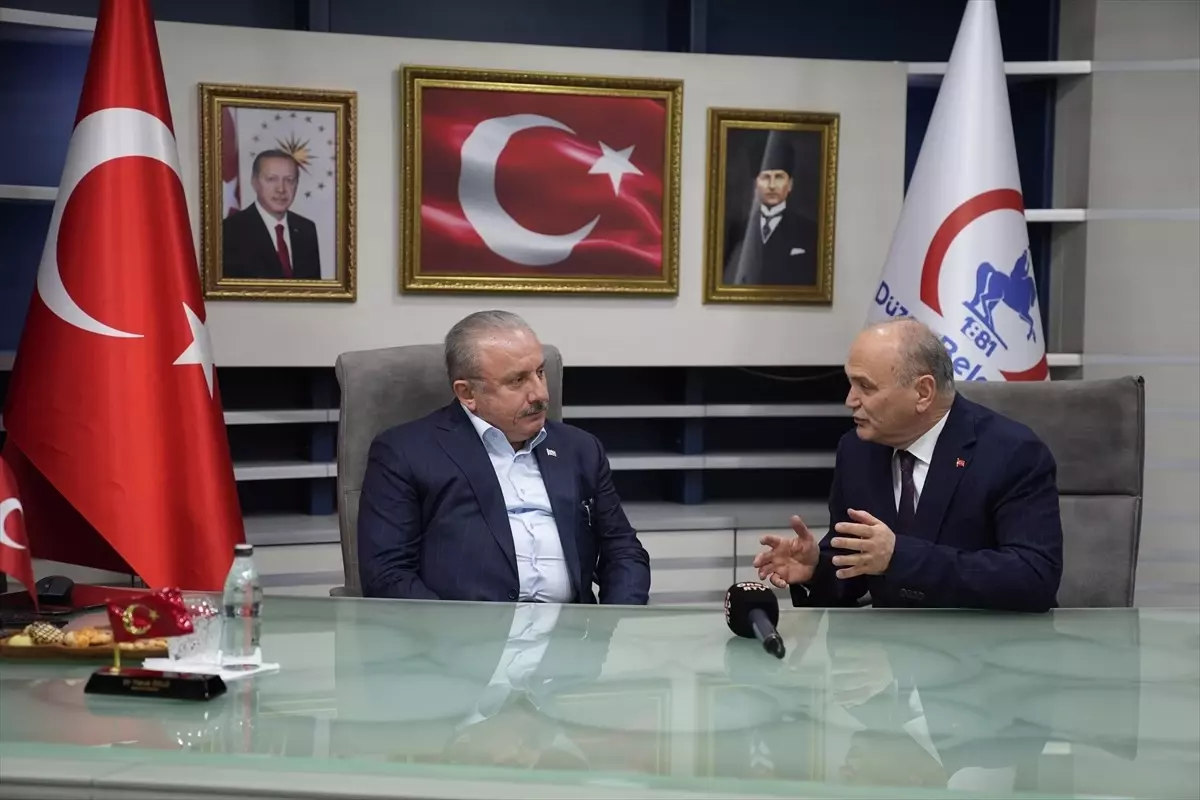 Eski TBMM Başkanı Şentop, Düzce'de "Türkiye'de Anayasalar ve Siyaset" konferansına katıldı Açıklaması