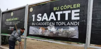 Kırıkkale Belediyesi: Çevre Temizliği İçin Çöpler Billboardlarda Sergileniyor