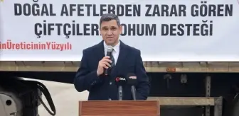 Kütahya'da Doğal Afetlerden Zarar Gören Çiftçilere Tohum Desteği