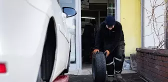 Ülke Genelinde Kış Lastiği Uygulaması İçin Servislerde Yoğunluk