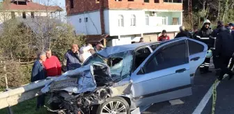 Ünye'de Kamyonla Çarpışan Otomobilde 3 Kişi Hayatını Kaybetti