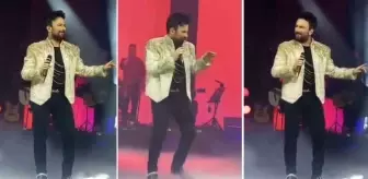 Tarkan, İstanbul'da konser verdi, ayakkabıları ile dikkat çekti