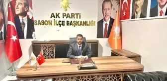 AK Parti Sason İlçe Başkanı Abdullah Aydemir Göreve Başladı