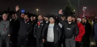 Beşiktaşlı Taraftarlar, Maccabi Tel-Aviv Mağlubiyetini Protesto Etti