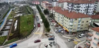 Çankırı'da Yanlar Caddesi Refüj Yenileme Çalışmaları Başladı