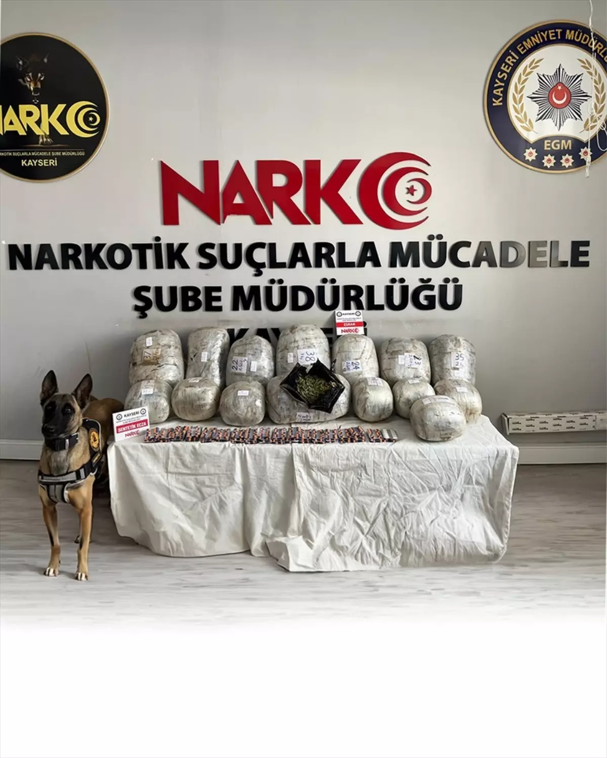 Kayseri'de Uyuşturucu Operasyonu: 36 Kilo Madde Ele Geçirildi