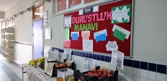 Karapınar'da Dürüstlük Manavı Projesi İle Öğrencilere Değerler Aşıladı