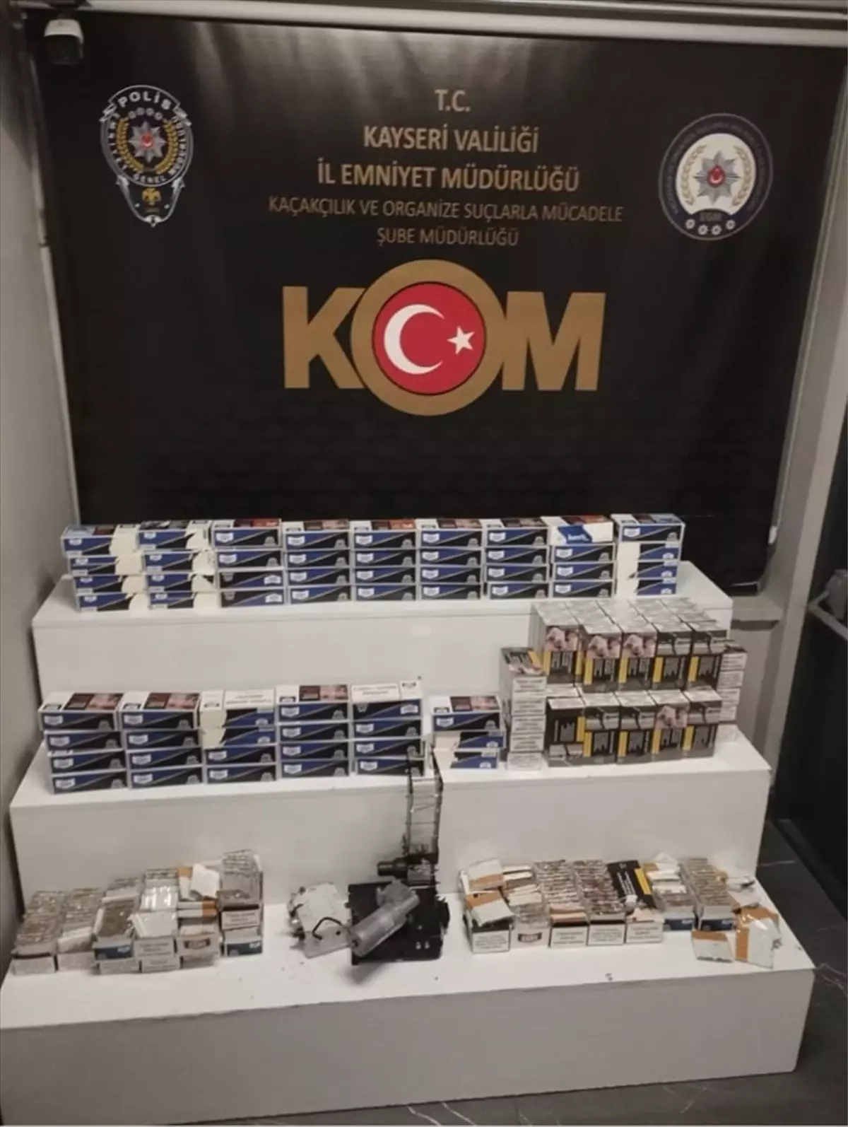 Kayseri'de Kaçakçılık Operasyonu: 3 Gözaltı