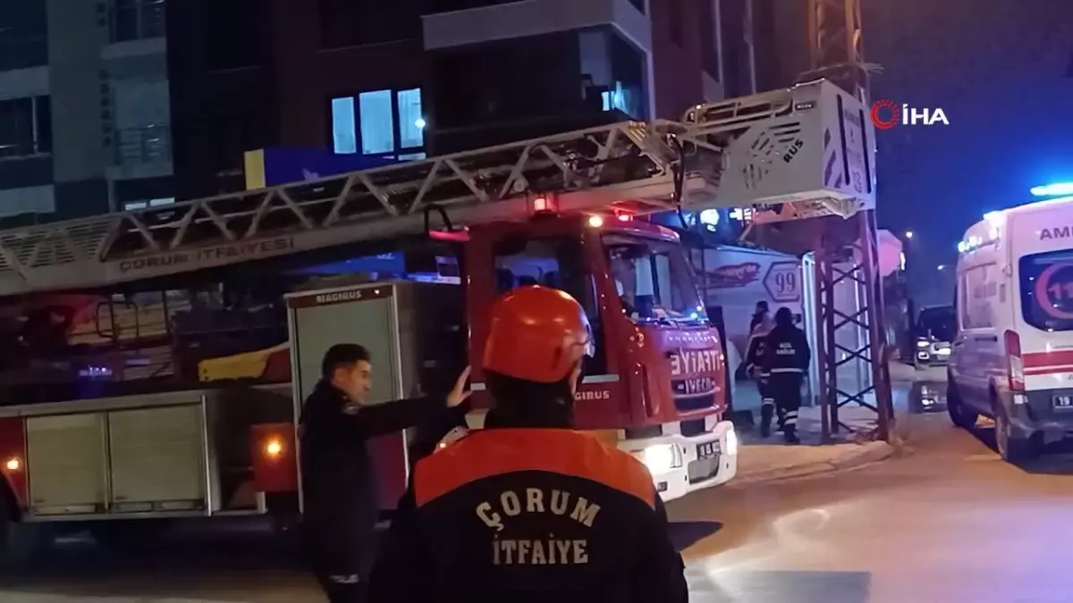 Çorum'da İntihara Kalkışan Şahıs İkna Edildi