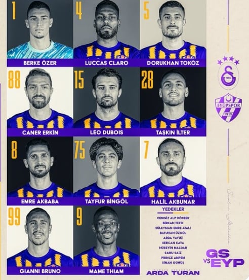 Galatasaray Eyüpspor maçı ilk 11'i! Galatasaray'ın Eyüpspor maçı 11'i belli oldu mu, ilk 11'de kimler var?