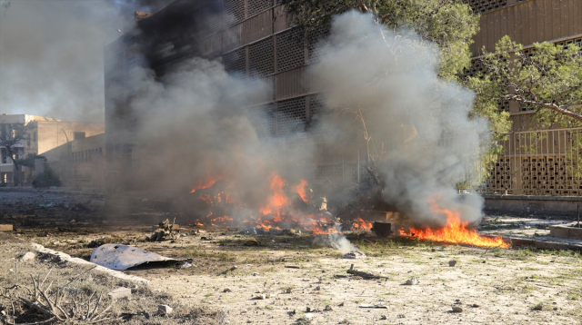 Grim images from the attack on the university hospital in Aleppo