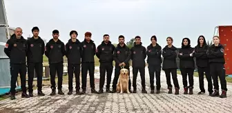 OMÜ'de Gönüllü Öğrencilerden Oluşan Arama Kurtarma Takımı Eğitimlere Devam Ediyor