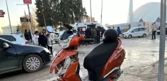 Adıyaman'da Otomobil ve Motosiklet Çarpıştı, 1 Yaralı