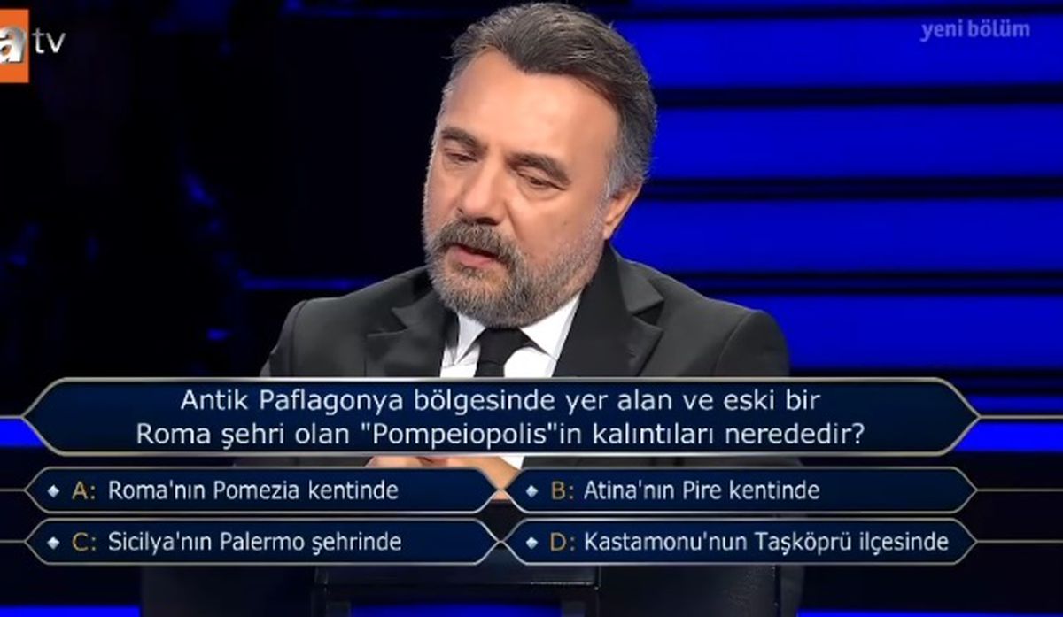 Pompeiopolis nerededir? Antik Paflagonya bölgesinde yer alan ve eski bir Roma şehri olan 'Pompeiopolis'in kalıntıları nerededir?