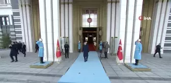 Cumhurbaşkanı Erdoğan, Karadağ Cumhurbaşkanı Milatoviç'i resmi törenle karşıladı