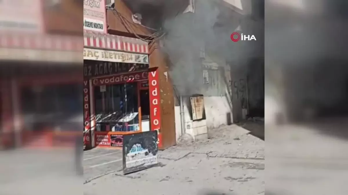 Şanlıurfa'da Elektrik Panosunda Korkutan Yangın