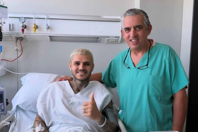 Everyone who saw the hospital where Icardi underwent surgery made the same comment