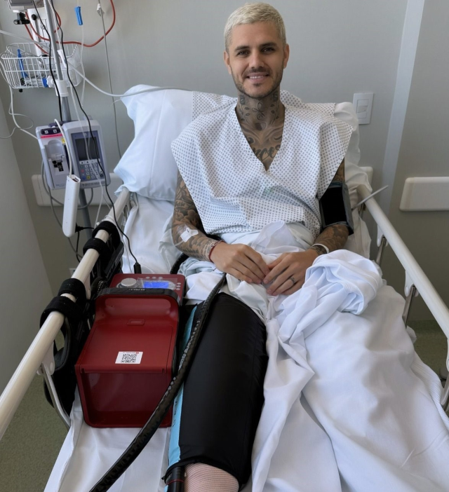 Everyone who saw the hospital where Icardi underwent surgery made the same comment