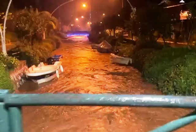 Heavy Rainfall Paralyzed Life in Marmaris