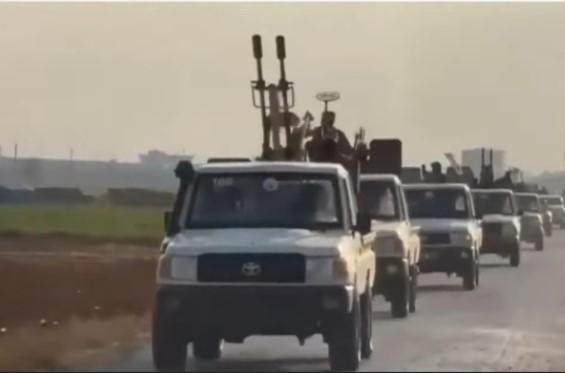 Dozens of vehicles hit the road! The new target of the opposition is Manbij