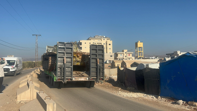 The Syrian National Army is Transporting Tanks from the Assad Regime to Its Headquarters