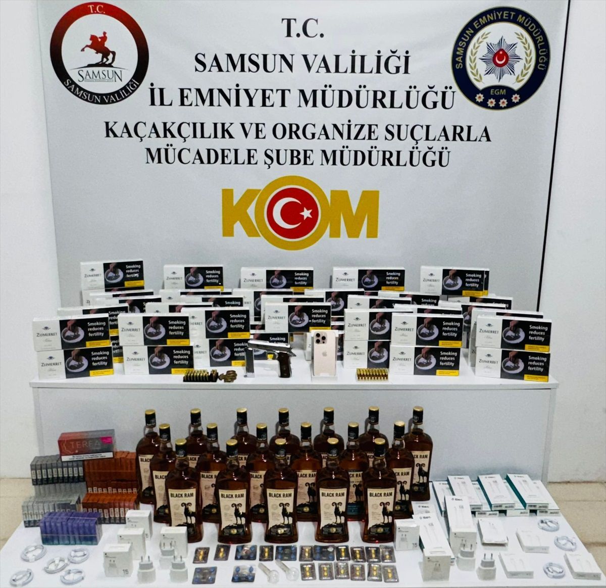 Samsun'da Kaçak ve Sahte İçki Operasyonu: 13 Gözaltı