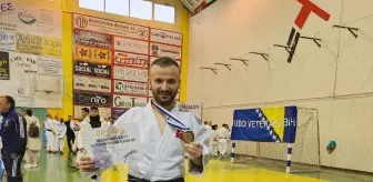 Fatih Dağıstanlı, Veteranlar Judo Balkan Şampiyonası'nda Gümüş Madalya Kazandı