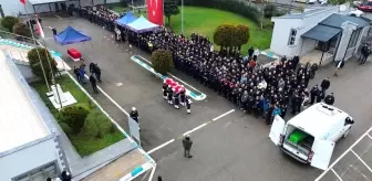 Düzce'de hayatını kaybeden polis memuru Birol Özcan için tören düzenlendi