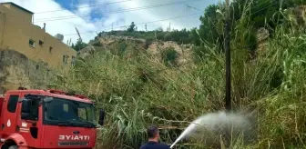 Hatay'da Elektrik Tellerinin Teması Yangın Çıkardı