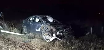 Amasya'da Otomobilin Tarlaya Uçtuğu Kazada Sürücü Hayatını Kaybetti