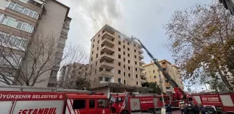 Ataşehir'de Kentsel Dönüşüm Bölgesinde Yangın