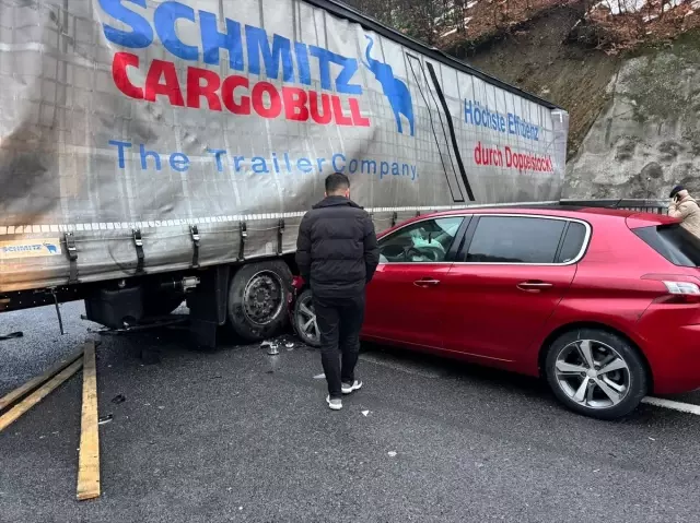 Collision in Bolu Mountain Tunnel! The Istanbul direction is closed to traffic