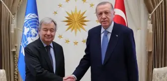 Cumhurbaşkanı Erdoğan, MGK toplantısı sırasında Guterres ile görüştü