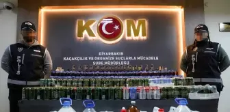 Diyarbakır'da Kaçak İçki Operasyonu: 1300 Şişe Ele Geçirildi