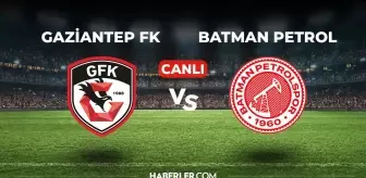 Gaziantep FK Batman Petrol CANLI izle! (ŞİFRESİZ) Gaziantep FK Batman Petrol maçı hangi kanalda, canlı yayın nerede ve nasıl izlenir?