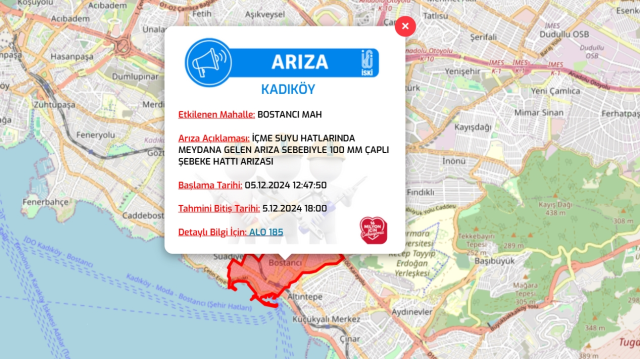 İstanbul İSKİ su kesintisi! 5-6 Aralık Ümraniye, Üsküdar, Kadıköy su kesintisi listesi! Sular ne zaman gelecek?