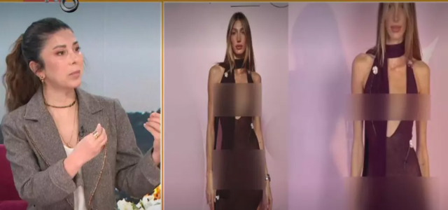 Şevval Şahin appeared without a bra in front of the cameras, and they censored her images
