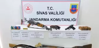 Sivas'ta Silah Kaçakçılığına Operasyon