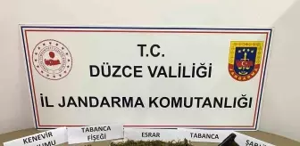 Düzce'de Uyuşturucu ve Silah Ele Geçirildi