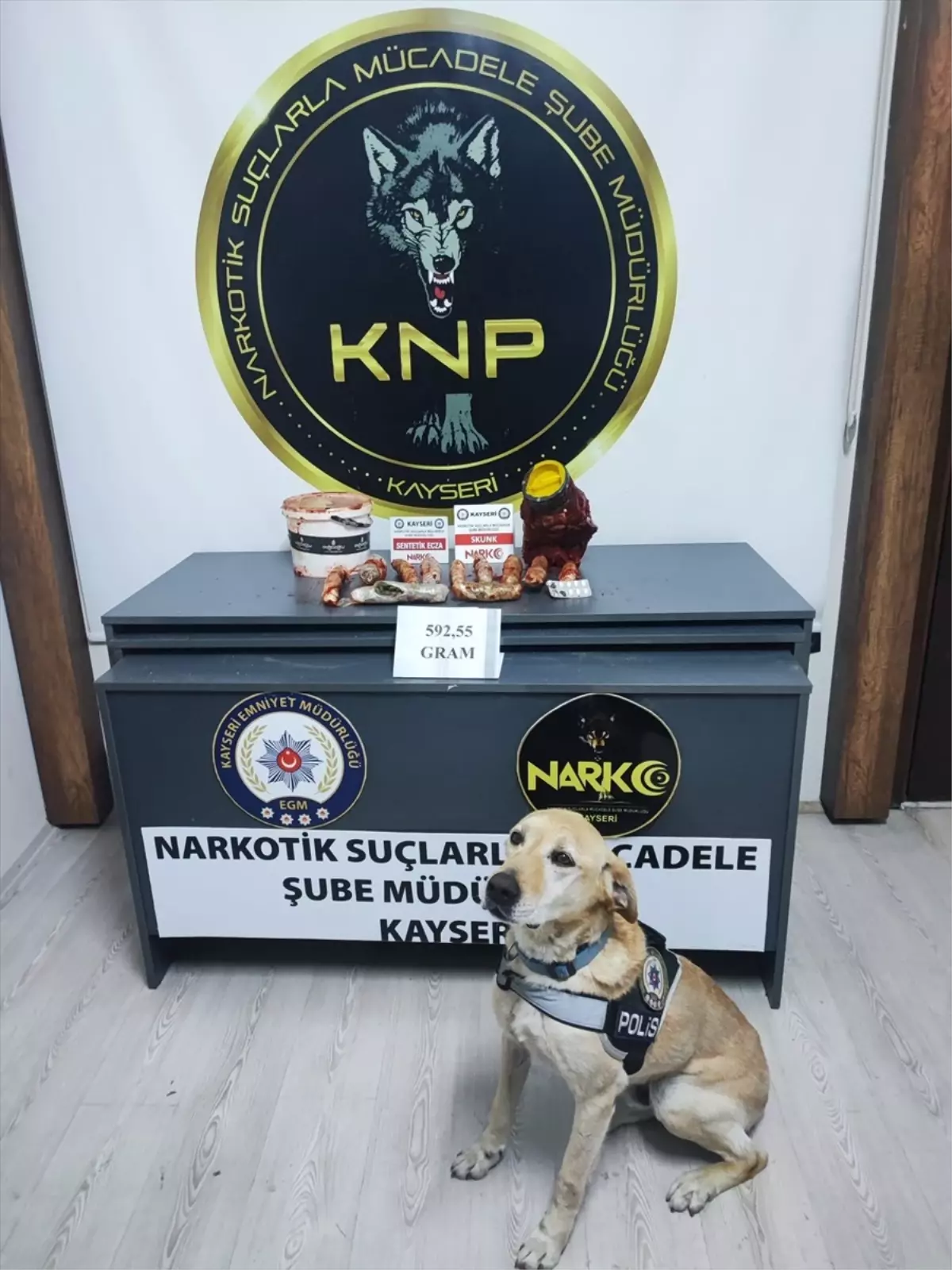 Kayseri'de Uyuşturucu Operasyonu: Bidonlarda 592,55 Gram Madde Ele Geçirildi