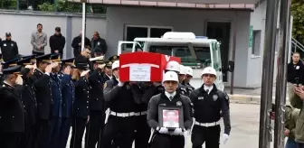 Adana'da otomobilin çarpması sonucu şehit olan polis için tören düzenlendi