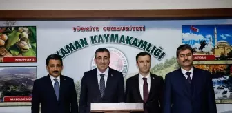 Cumhurbaşkanı Yardımcısı Yılmaz, Kırşehir'de Kaman Kaymakamlığı ve Belediyesini Ziyaret Etti